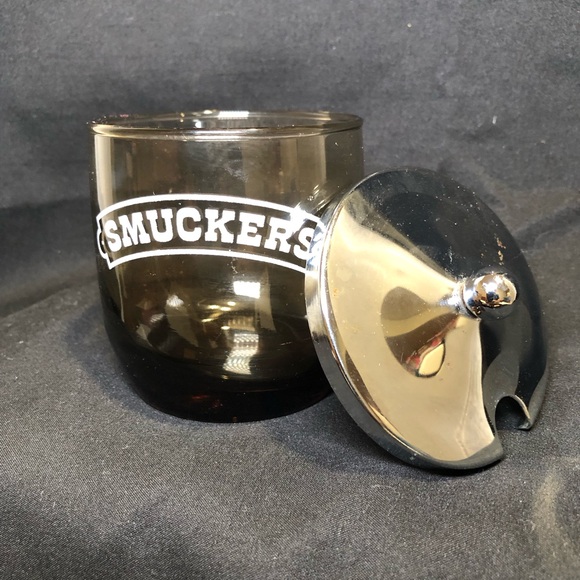 VINTAGE SMUCKER’S JELLY SERVING JAR, Spoon not included - Picture 2 of 4